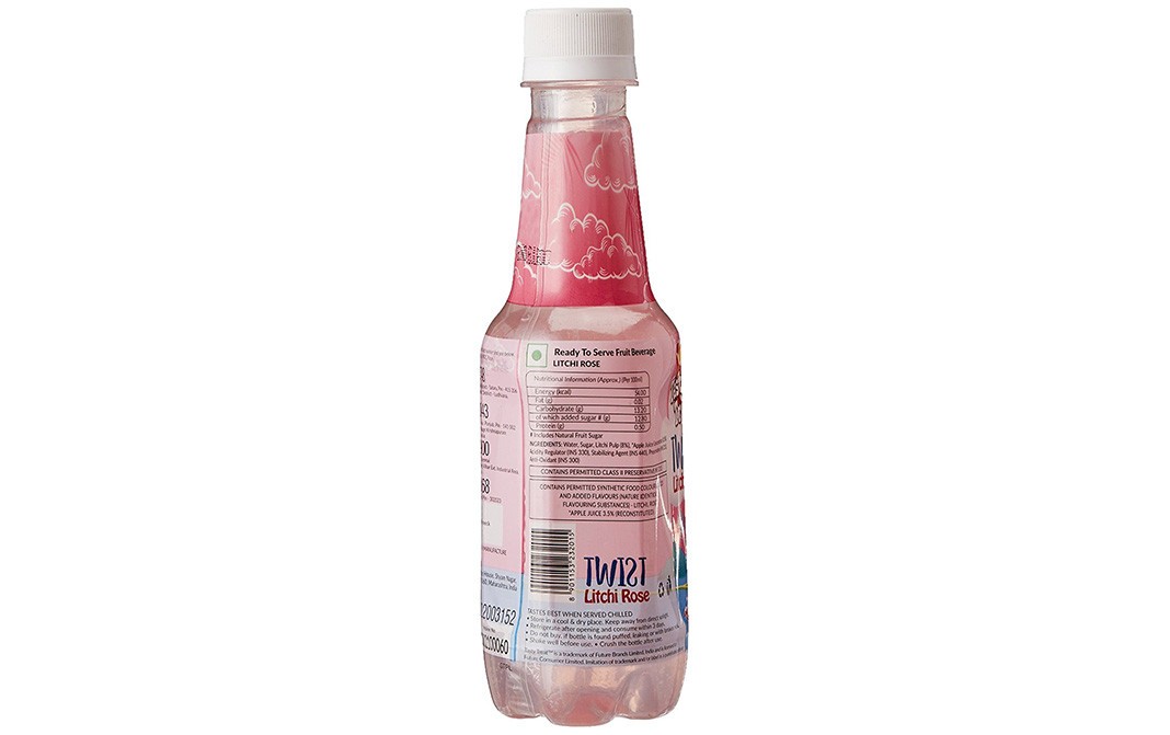 Tasty Treat Twist Litchi Rose    Bottle  300 millilitre